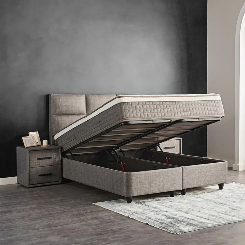 Boxspring met opbergruimte Zelda - Afbeelding 4